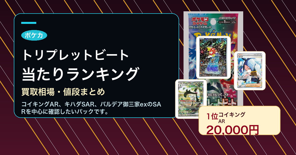 トリプレットビートの当たりランキング アイキャッチ
