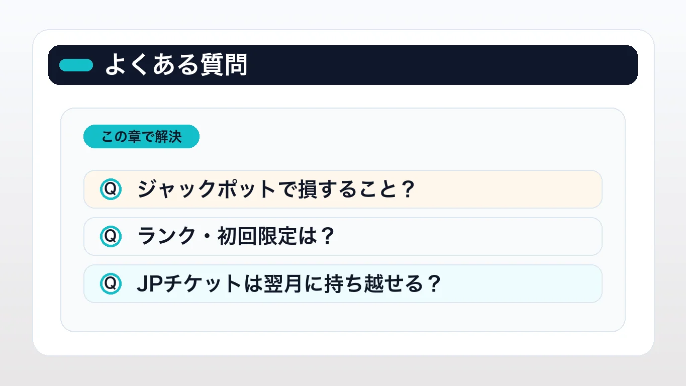 オリパワンのジャックポットガチャに関するよくある質問